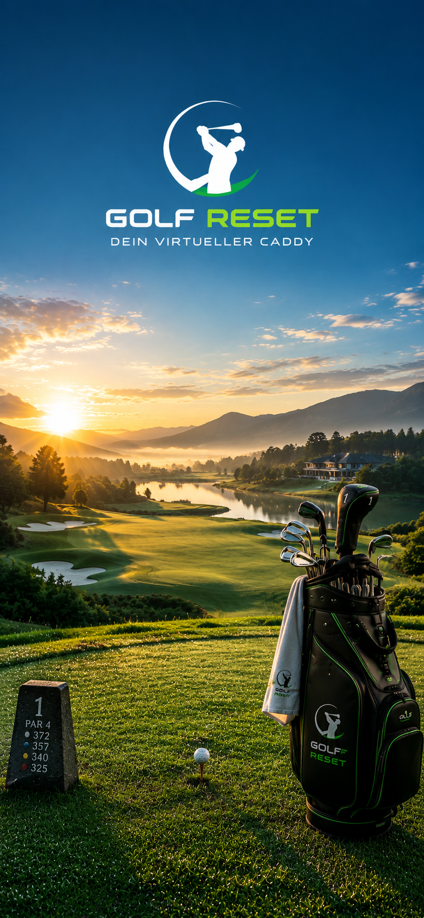 Golf Reset App als eigener Caddy für Golfer